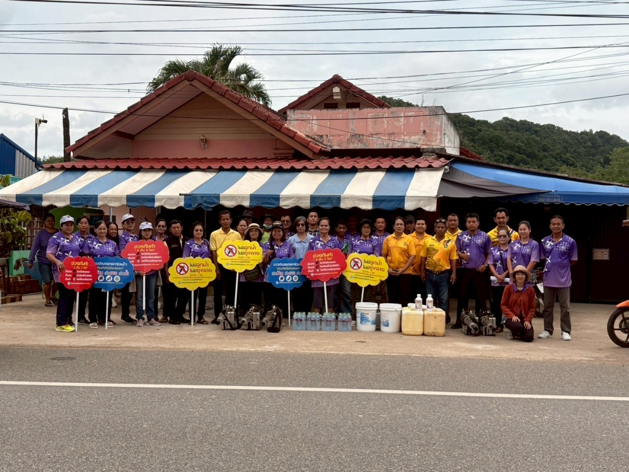 กิจกรรมรณรงค์ป้องกันโรคไข้เลือดออก ประจำปีงบประมาณ 2568 ในพื้นที่หมู่ที่ 7 บ้านมาบจันทร์
